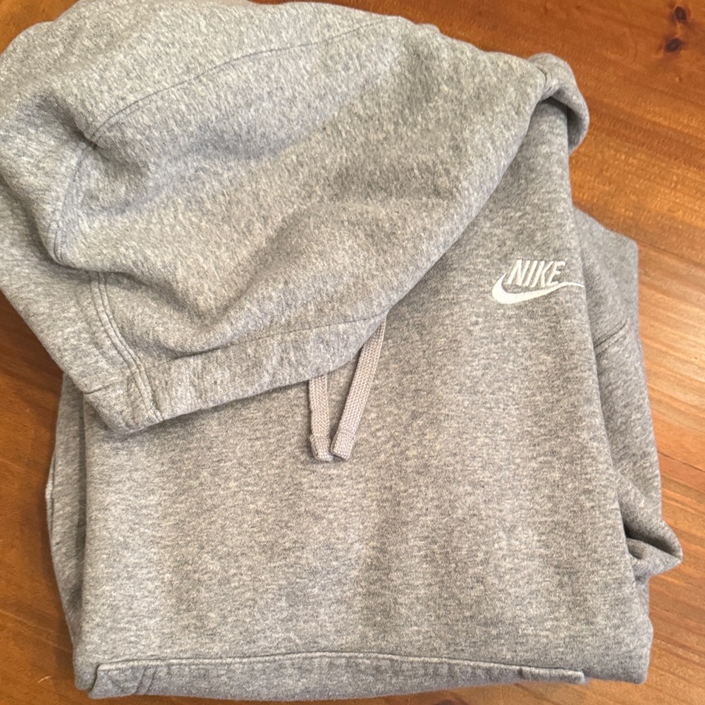 Nike Heather Gray Pullover Hoodie